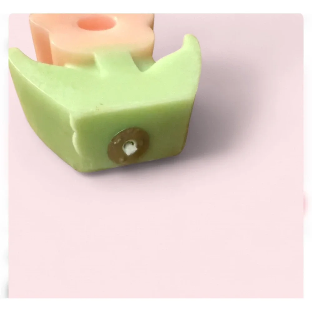 2Pc Pink Flower Soy Wax‎ Candles Tulip Shaped Handmade Pastel Home Decor 2.75in